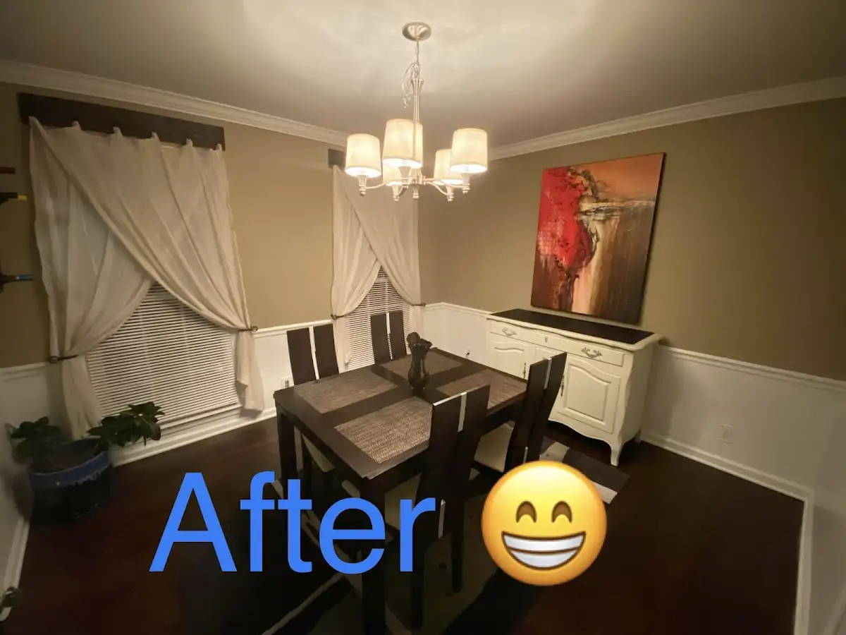 Professional dining room restoration after water damage in Sonterra