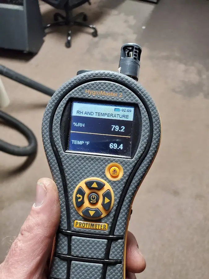 Moisture meter humidity assessment for Fire & Smoke Damage Restoration in Sonterra